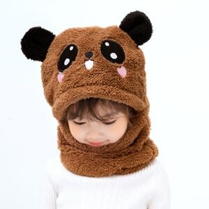Kids winter warm hat, mask, neckwarmer together